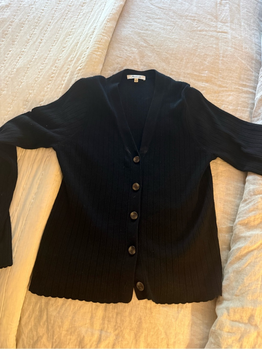 Madewell button up sweater cardigan L